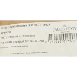 3x Jacob Hooy Goudsbloem Gesneden 250 gr