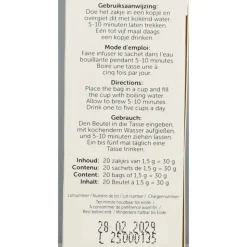 3x Jacob Hooy Kamille Theezakjes 20 stuks