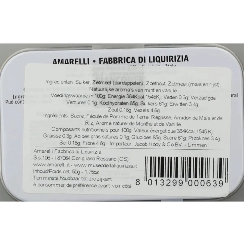 3x Jacob Hooy Laurierdrop Blikje Wit