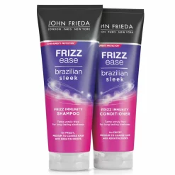 4x John Frieda Frizz Ease Brazilian Sleek Conditioner 250 ml