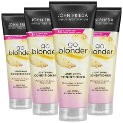 4x John Frieda Sheer Blonde Go Blonder Conditioner 250 ml