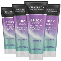 4x John Frieda Weightless Wonder Shampoo 250 ml