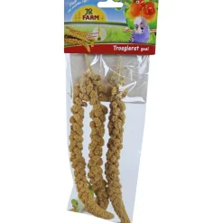 8x JR Farm Trosgierst Geel Parkiet & Grasparkiet 75 gr
