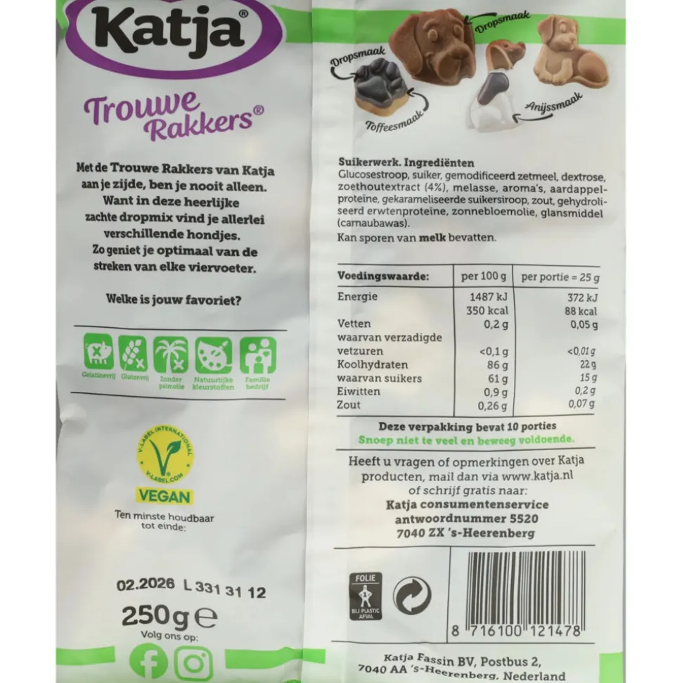 3x Katja Trouwe Rakkers 250 gr