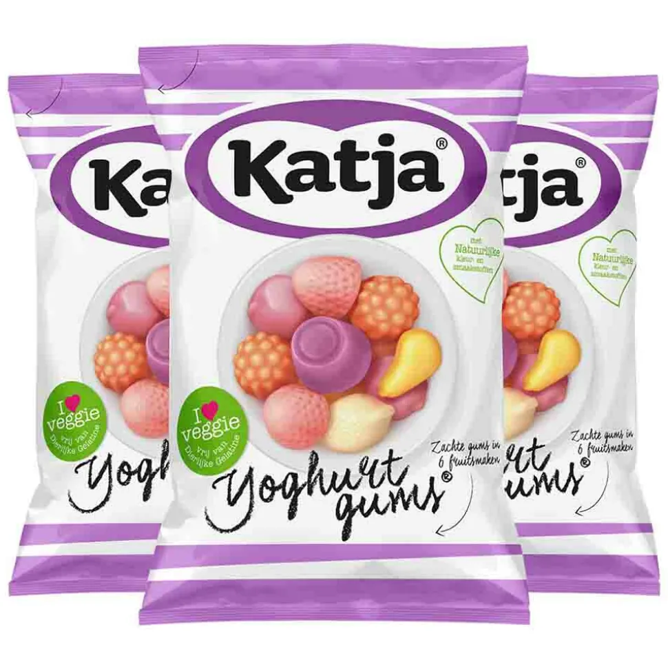 3x Katja Yoghurtgums 65 gr
