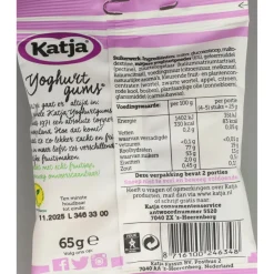 3x Katja Yoghurtgums 65 gr