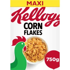 4x Kellogg's Corn Flakes Ontbijtgranen 750 gr
