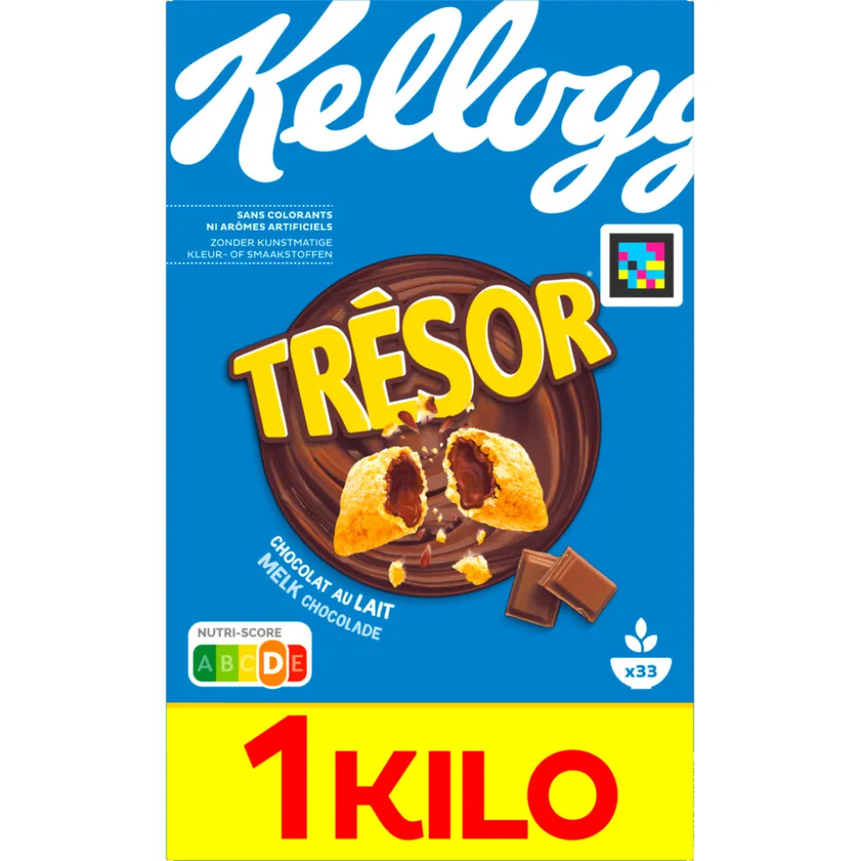 6x Kellogg's Tresor Melk Chocolade 1000 gr