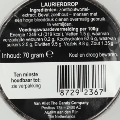 6x Kindly's Laurierdrop 70 gr
