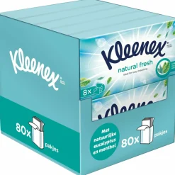 10x Kleenex Balsam Menthol Tissues 8 stuks