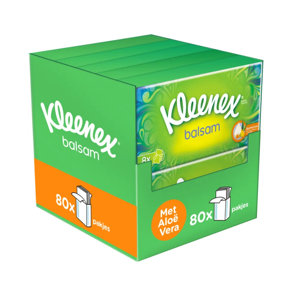 10x Kleenex Balsam Tissues 8 stuks