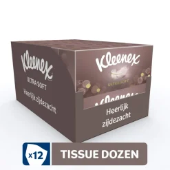 12x Kleenex Tissues Ultra Soft 64 stuks