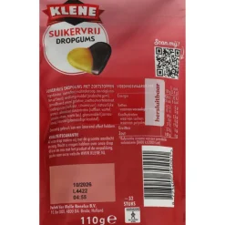 6x Klene Dropgums Suikervrij 105 gr