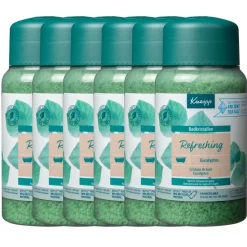 6x Kneipp Badkristallen Refreshing 600 gr