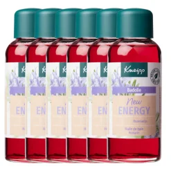 6x Kneipp Badolie New Energy Rozemarijn 100 ml