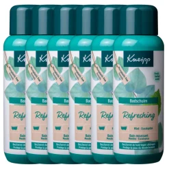 6x Kneipp Badschuim Refreshing Mint Eucalyptus 400 ml