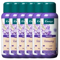 6x Kneipp Badschuim Relaxing Lavendel 400 ml