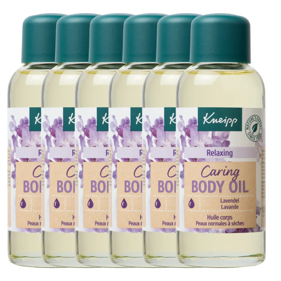 6x Kneipp Caring Huidolie Lavendel 100 ml