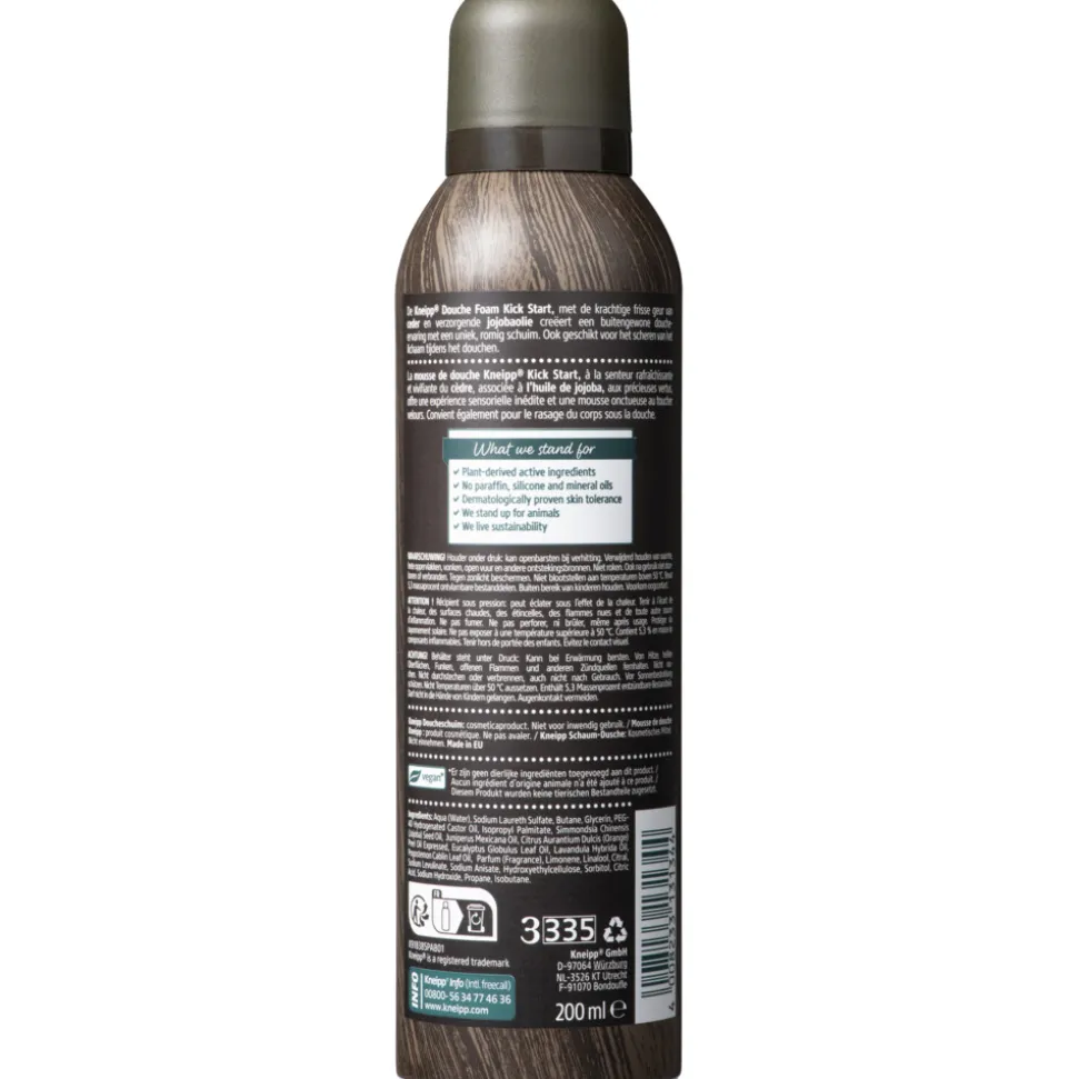 6x Kneipp Douche Foam Men 200 ml
