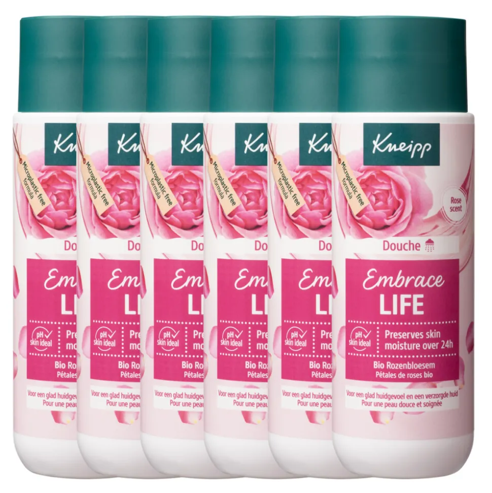 6x Kneipp Douchegel Embrace Life 200 ml
