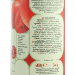 12x La Bio Idea Tomaten Gepeld Bio 400 gr