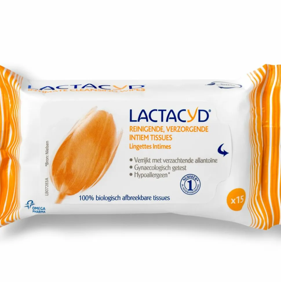 5x Lactacyd Tissues Verzorgend 15 stuks