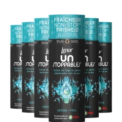 6x Lenor Unstoppables In-Wash Geurbooster Fris 13 wasbeurten 165 gr