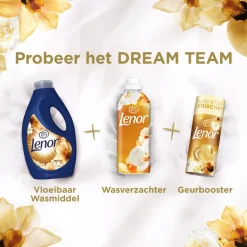 4x Lenor Vloeibaar Wasmiddel Gouden Orchidee 20 Wasbeurten 900 ml