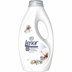 4x Lenor Vloeibaar Wasmiddel Katoen Fris 20 Wasbeurten 900 ml