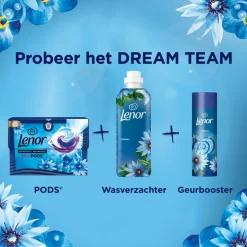4x Lenor Wasmiddel All-in-1 Pods Zeebries 15 stuks
