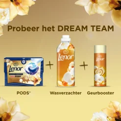 4x Lenor Wasmiddel All-in-1 Pods Amber & Orchidee 15 stuks