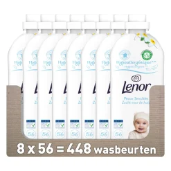 8x Lenor Wasverzachter Sensitive 56 Wasbeurten 1176 ml