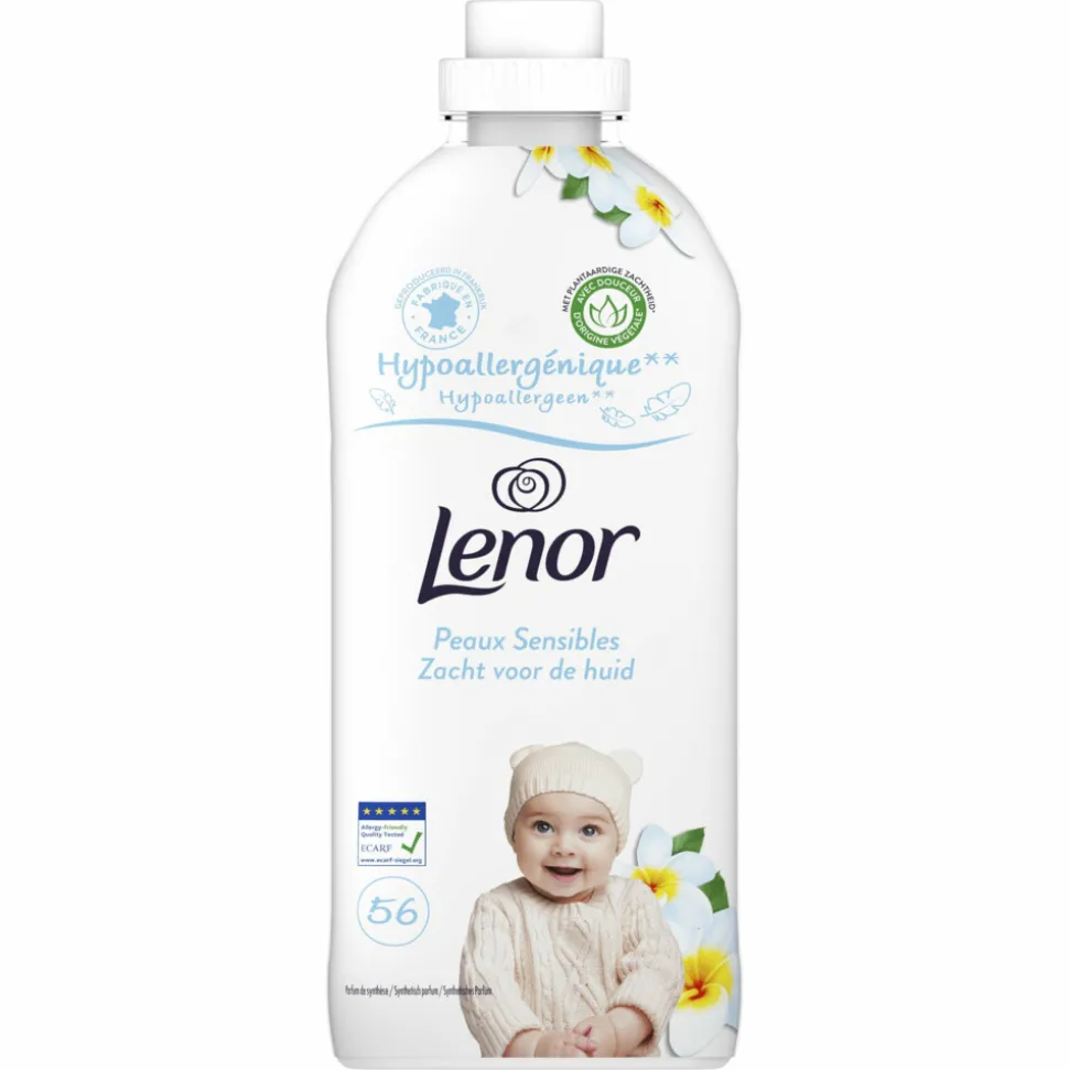 8x Lenor Wasverzachter Sensitive 56 Wasbeurten 1176 ml