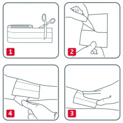 3x Leukoplast Pleister Sterk 1 meter