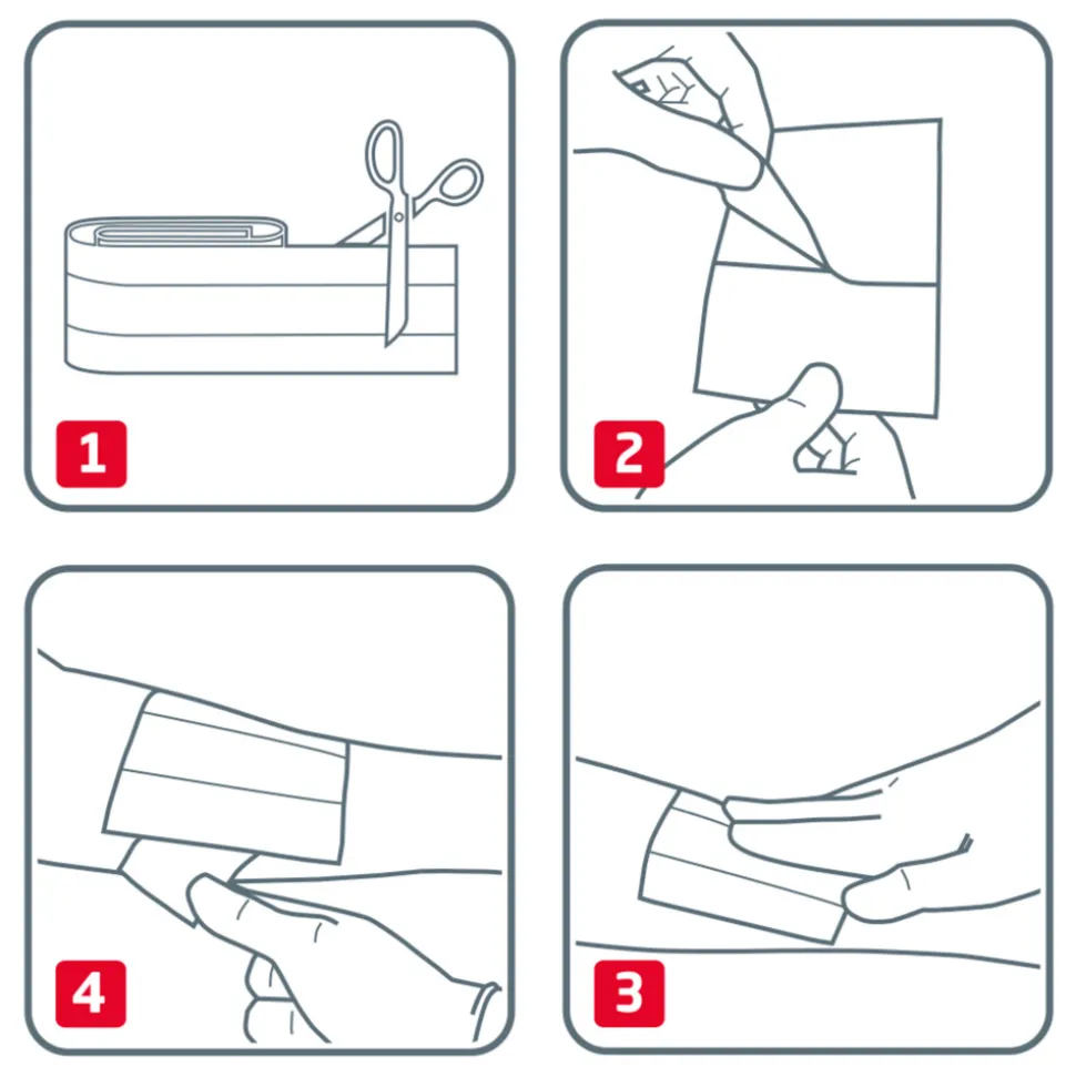 3x Leukoplast Pleister Sterk 1 meter