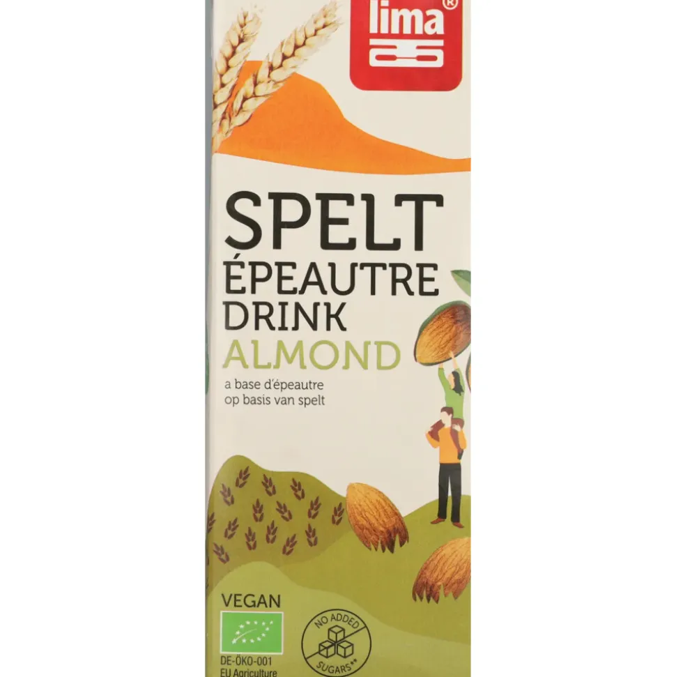 8x Lima Spelt Drink Amandel 1 liter