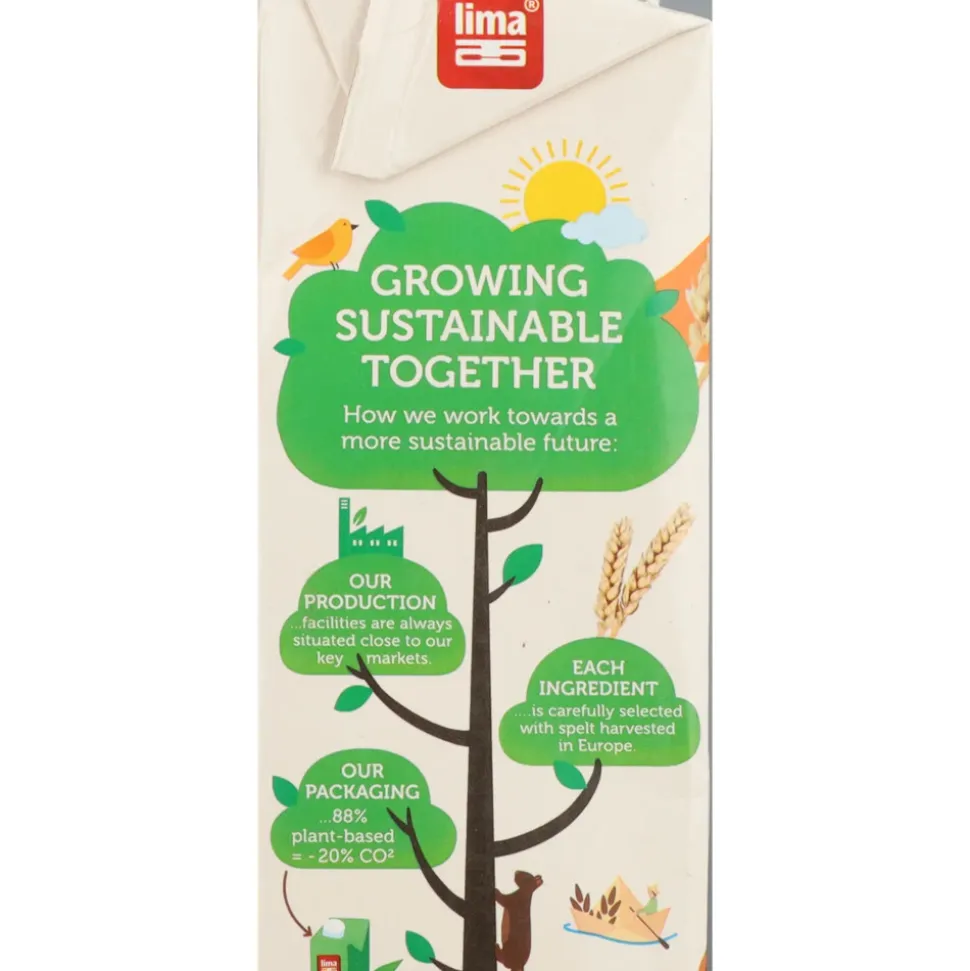 8x Lima Speltdrink Calcium 1 liter