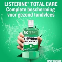3x Listerine Mondwater Total Care Tandvleesbescherming 500 ml