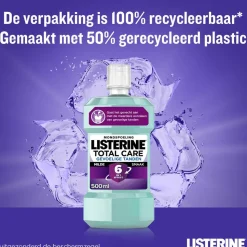 3x Listerine Mondwater Total Care Gevoelige Tanden 500 ml