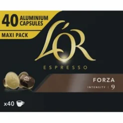 10x L'OR Espresso Koffiecups Forza 40 stuks