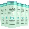 6x L'Oréal Elvive Extraordinary Clay Shampoo 250 ml