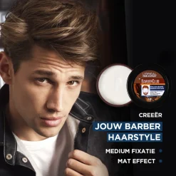 6x L'Oréal Men Expert BarberClub Styling Paste 75 ml