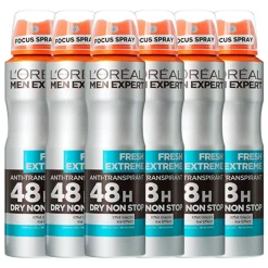 6x L'Oréal Men Expert Deodorant Spray Fresh Extreme 150 ml