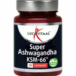 2x Lucovitaal Ashwagandha KSM-66 Super 30 capsules
