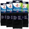 4x Lucovitaal Bamboe Sok Lang Zwart Maat 43-46 1 paar