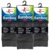3x Lucovitaal Bamboe Sok Lang Antraciet Maat 43-46 1 paar