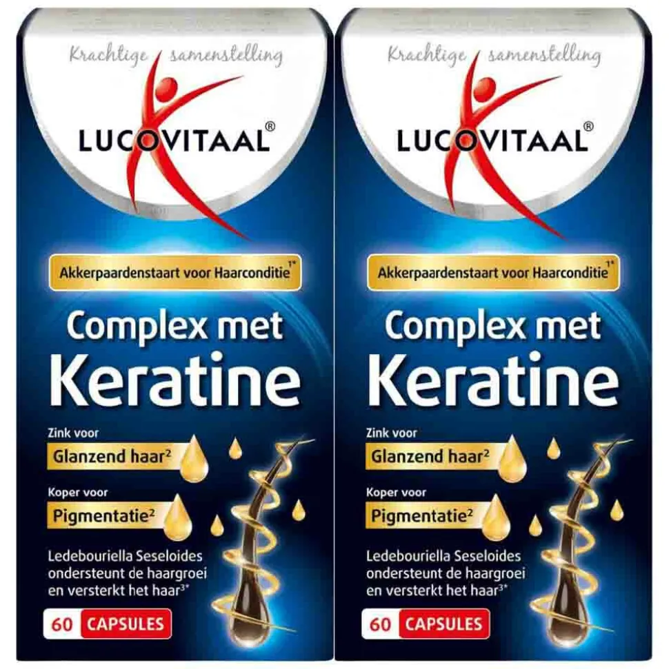 2x Lucovitaal Complex met Keratine 60 capsules