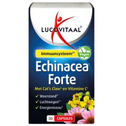 2x Lucovitaal Echinacea Forte Met Cat's Claw 30 capsules