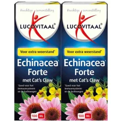 2x Lucovitaal Echinacea Forte met Cat's Claw 100 ml