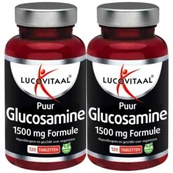 2x Lucovitaal Glucosamine Vegan Puur 120 tabletten